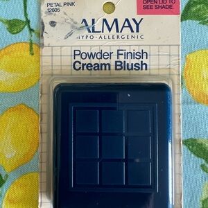 Almay Powder Finish Cream Blush - petal pink new vintage